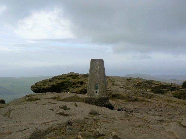 Win Hill's trig Win Hill's trig